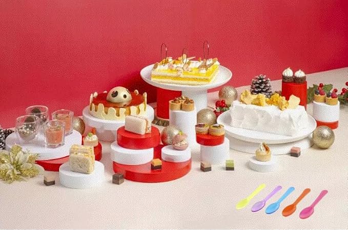 Extra Sturdy, Gmark 200pc 3" Multi Colored Plastic Taster Mini Spoons - Image 5
