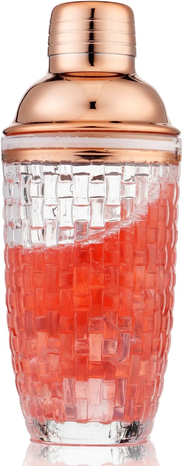 Glass Cocktail Shaker Set by Gbuxska