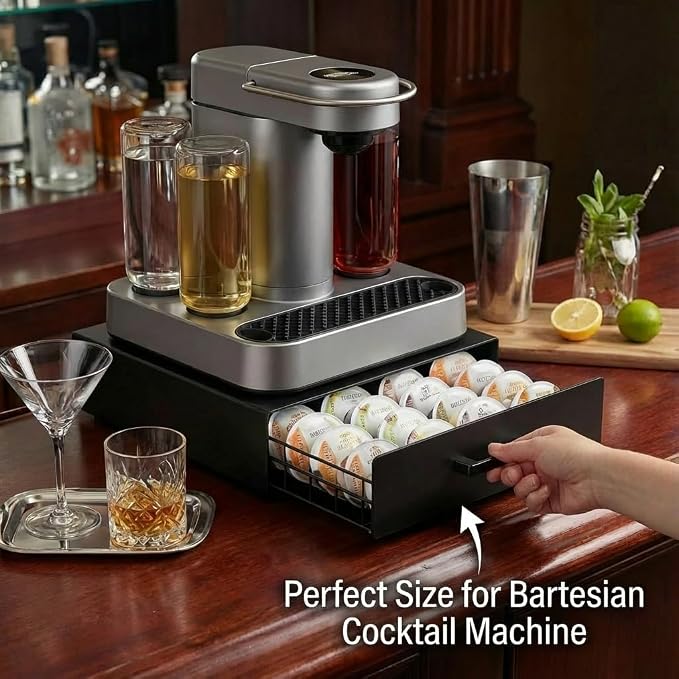 Storage Drawer for Bartesian Pods, Cocktail Pod Holder for Bartesian Capsules - Image 4