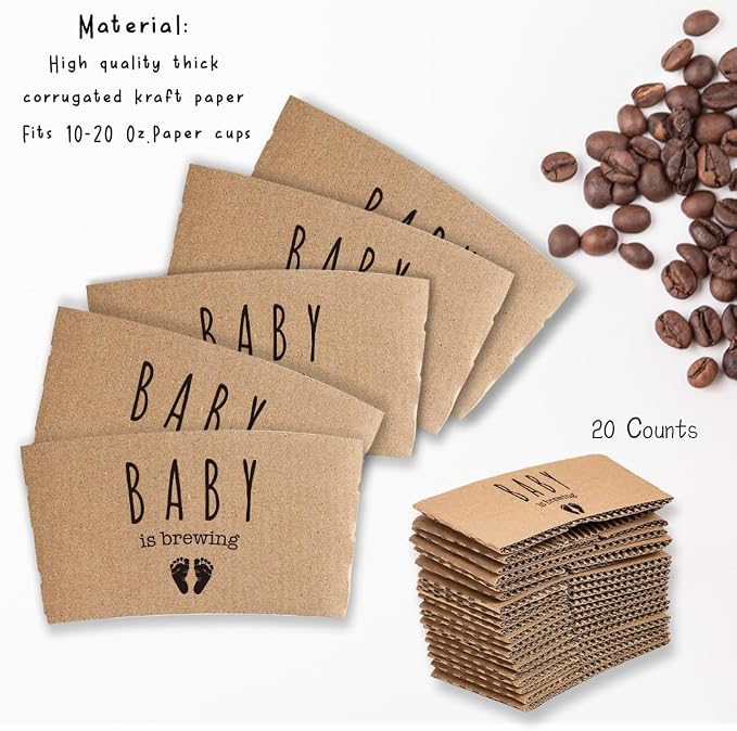 Baby Is Brewing Coffee Sleeves, Hot Iced Coffee Sleeves - Image 3