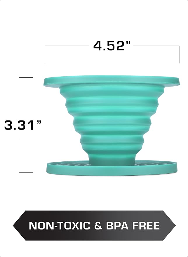 COLETTI Sierra Camping Pour Over Coffee Dripper — Collapsible Pour Over Coffee - Image 4