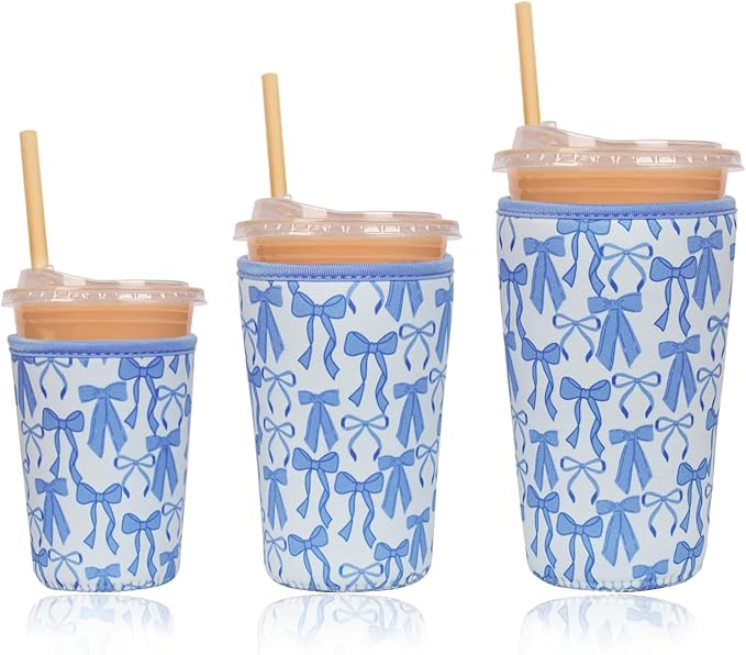 Reusable Insulated Neoprene Iced Coffee Cup Sleeve, Durable Drink Sleeve by Unknown