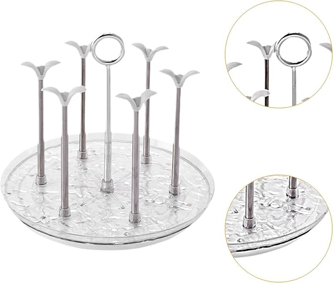 Cup Drying Rack Glass Cup Holder Rack Versatile Multifunctional Water Bottle - Image 4