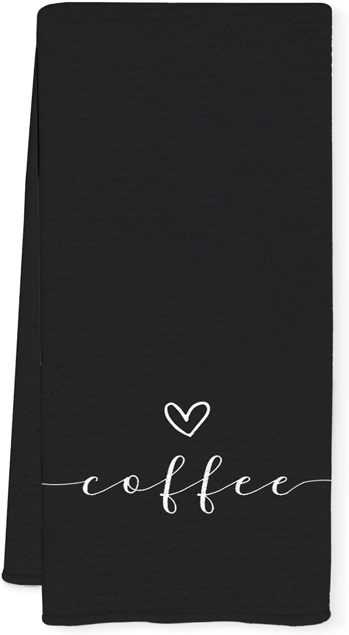 Coffee Bar Decor Towels by QnhijDesign