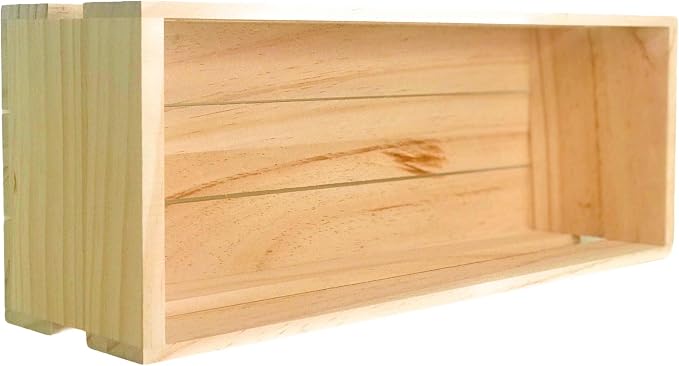 Oojami 3 Pack Wood Craft Crate Caddy Set | Nesting, Wood crates - Image 6