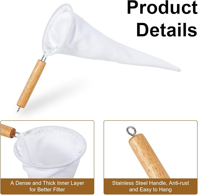 Coffee Strainer, Flannel Coffee Filter Strainers - Image 3
