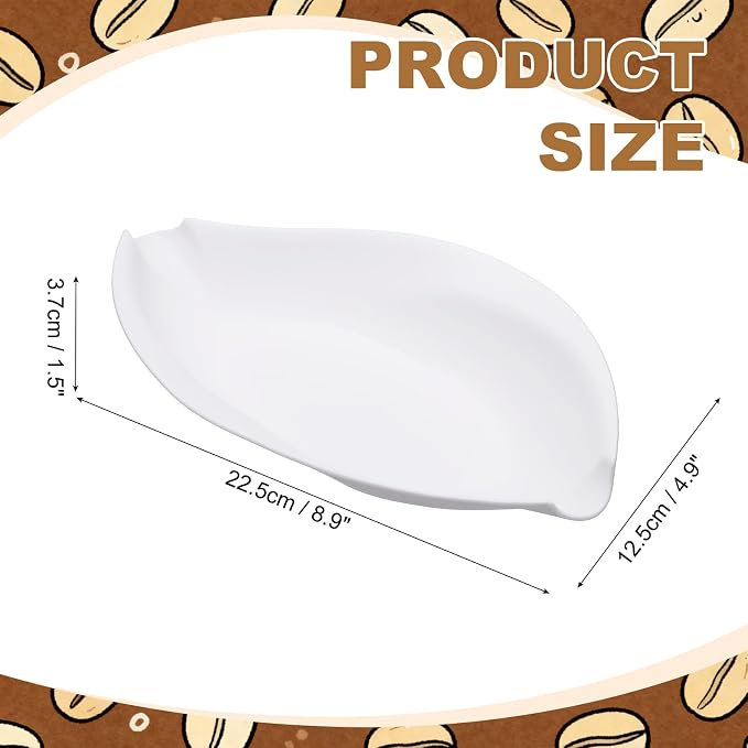 uxcell Coffee Beans Sample Tray, 350g Coffee Beans Display Dish Reusable - Image 2