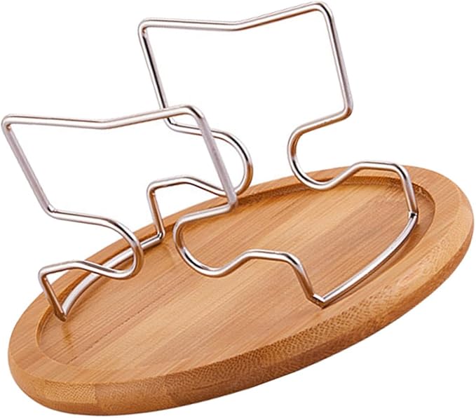 SOLUSTRE 3sets Coffee Drip Bag Holder Tray Freestanding Filter Storage Rack - Image 4