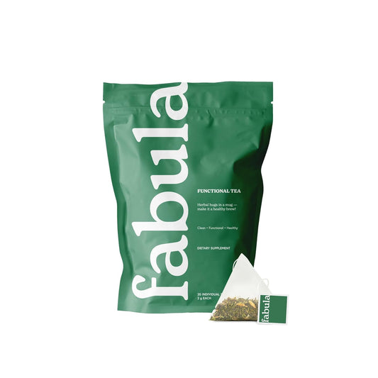 Fabula Herbal Wellness Tea - A Bright & Fruity Passionfruit Blend with Rosehips, Elderberry & Hibiscus for Immune & Mood Boost, 20 Count