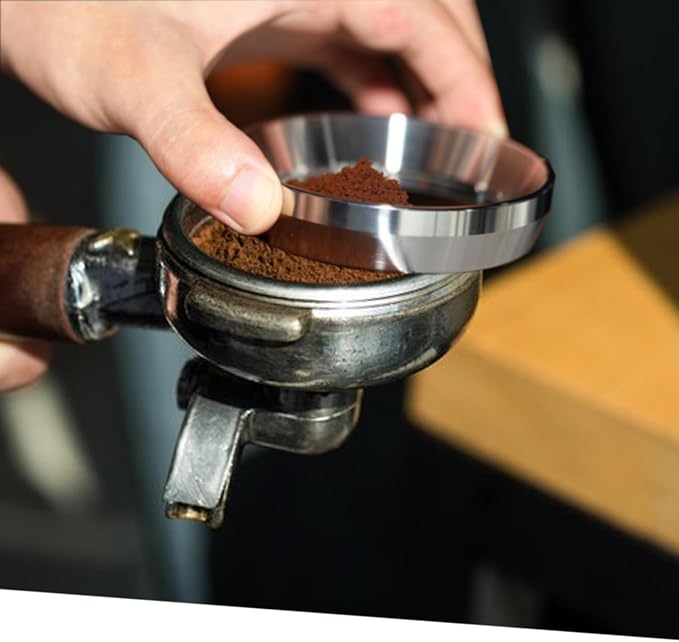 58mm Espresso Dosing Funnel, Amlits Stainless Steel Coffee Dosing Ring - Image 4