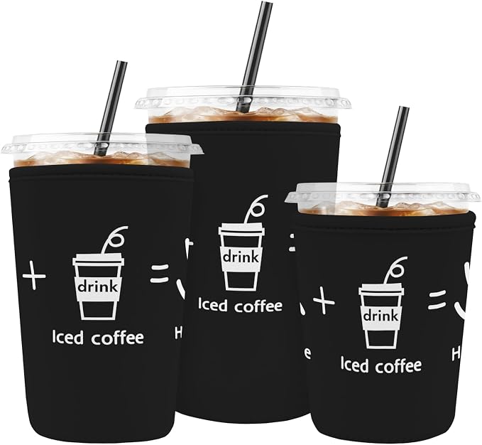 Iced Coffee Sleeve Reusable Cup Sleeves by Unknown