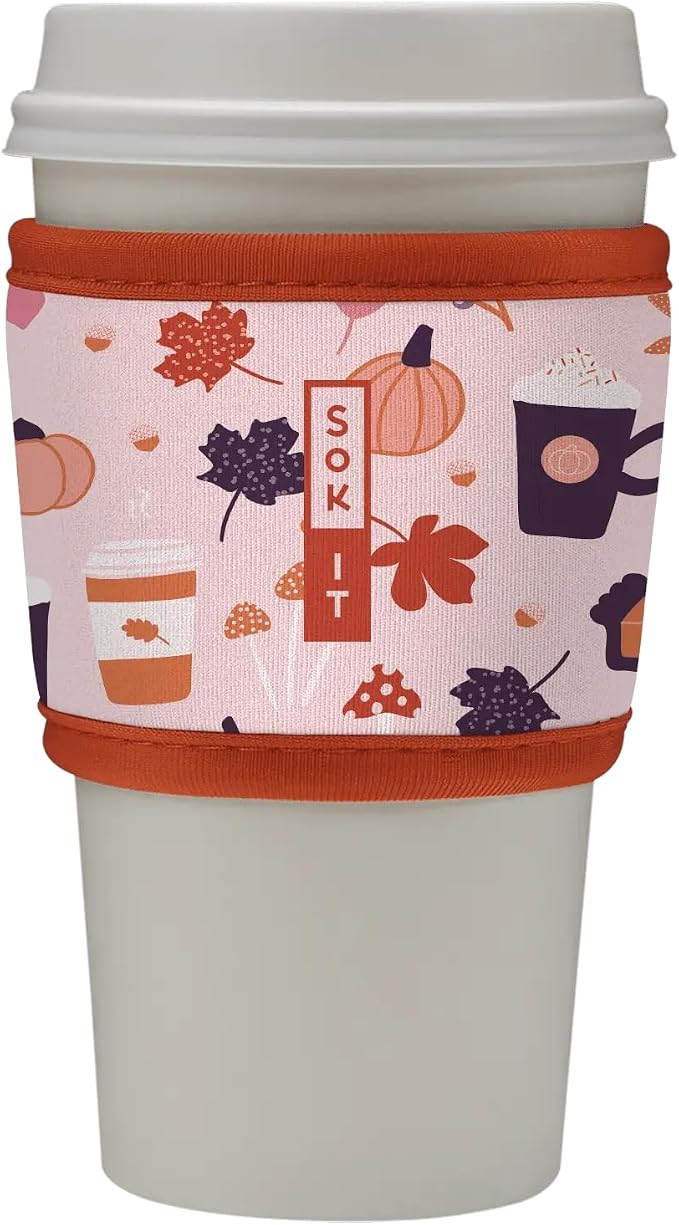 Sok It HotSok Coffee & Tea Reusable Insulated Neoprene Cup Sleeve by SokIt