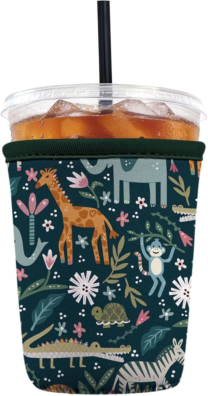 Reusable Insulated Neoprene Iced Coffee Sleeve by Cavllson