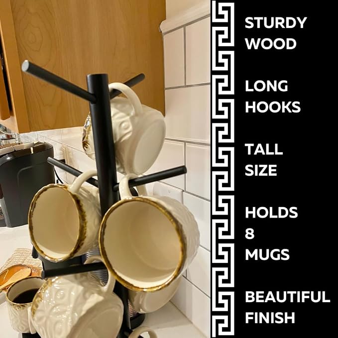 Evelots Countertop Coffee Mug Holder - Image 3