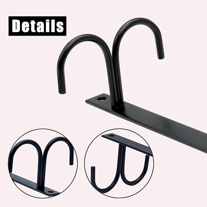 6 Pack Mug Holder with 24 Hooks, Coffee Cup Holder Under Cabinet Organizer - Image 4