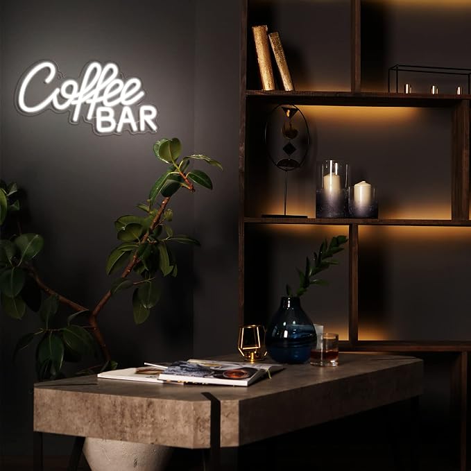 Kathfly Coffee Bar Neon Sign LED Neon Decor Modern LED Wall Sign - Image 6