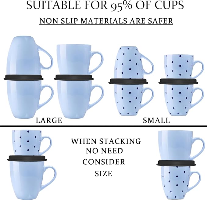 Mug Stacker Kitchen Cabinet Shelf Organizer - Image 4
