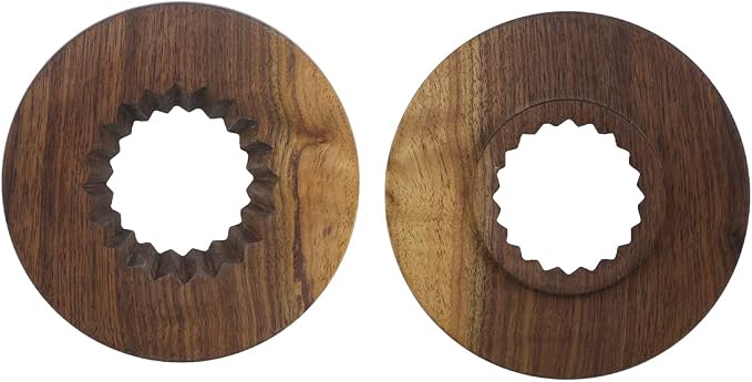 Handmade Origami Coffee Dripper Holder, Pour Over Coffee Stand, Walnut Wood - Image 5