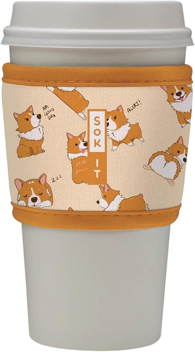 Sok It HotSok Coffee & Tea Reusable Insulated Neoprene Cup Sleeve by SokIt