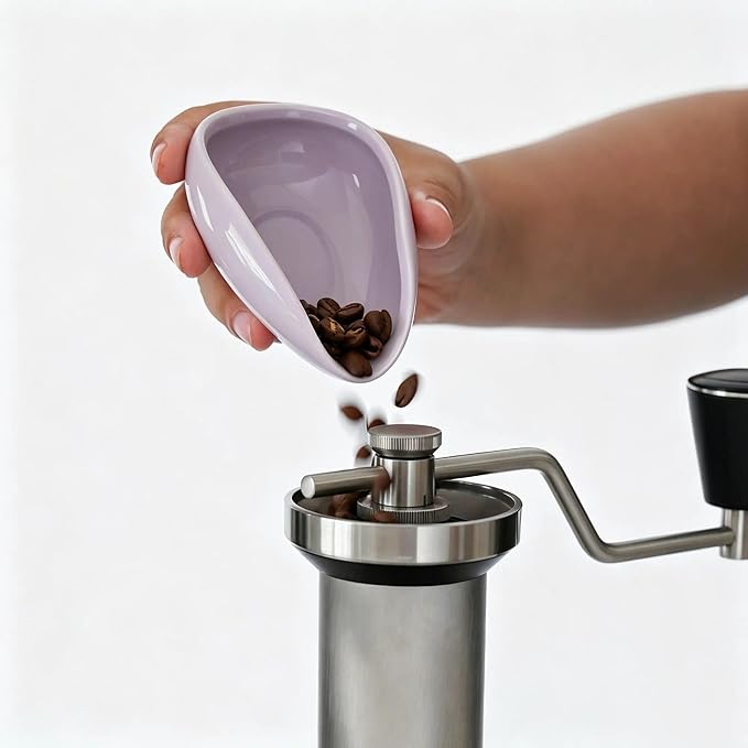 watchget Ceramic Coffee Dosing Cup & Tea Storage Tray, Single Dose Measuring - Image 3