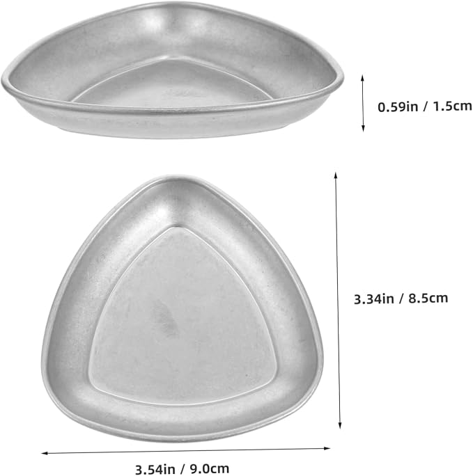 Vintage Coffee Bean Serving Tray Stainless Steel Weighing Dish - Image 2