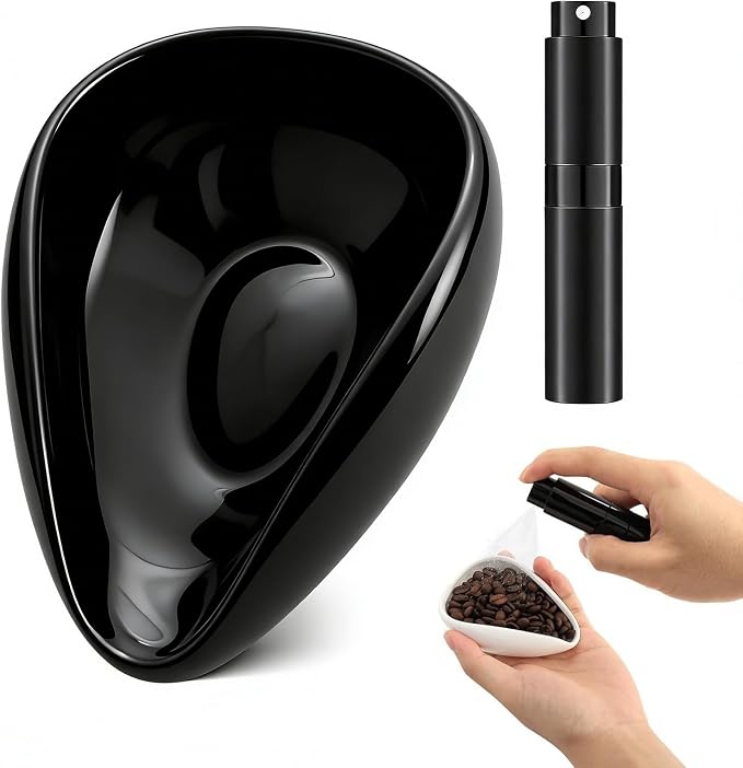 Coffee Bean Dosing Cup With 20ML Spray Bottle, Single Dosing Tray Espresso Bean by Gatyagff