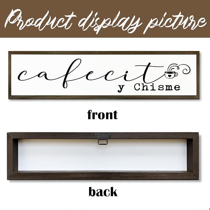 Funny Coffee Wood Sign, Coffees Bar Decoration, Rustic Coffee Station Decor - Image 3