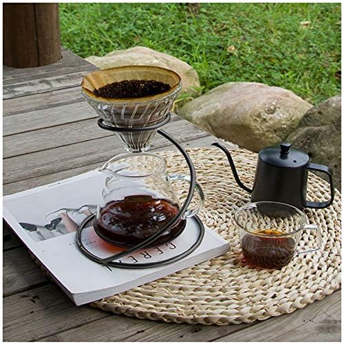 Reusable Metal Pour Over Coffee Dripper Stand Circinate Shaped - Image 7