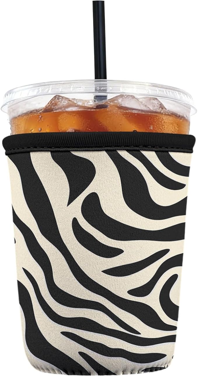 Reusable Insulated Neoprene Iced Coffee Sleeve by Cavllson