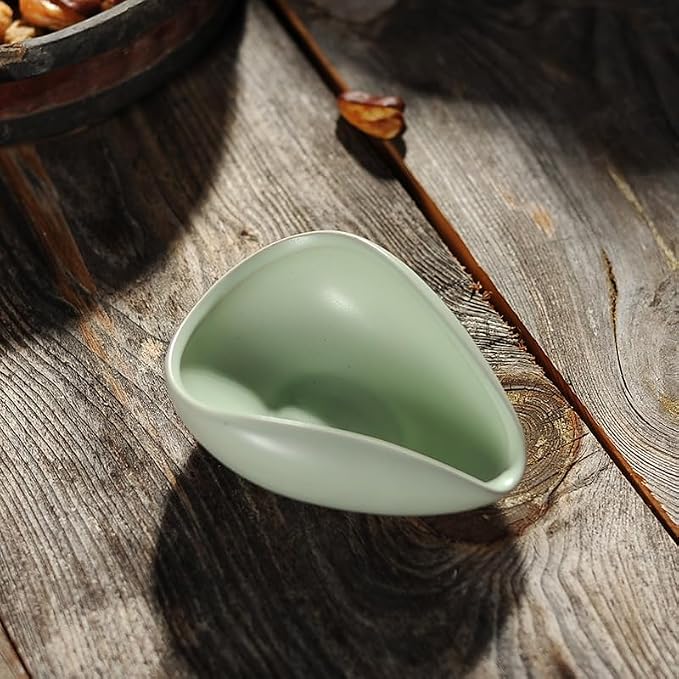 1 Piece Ceramic Coffee Beans Dosing Cup Coffee Bean Weighing Tray Coffee Bean - Image 4