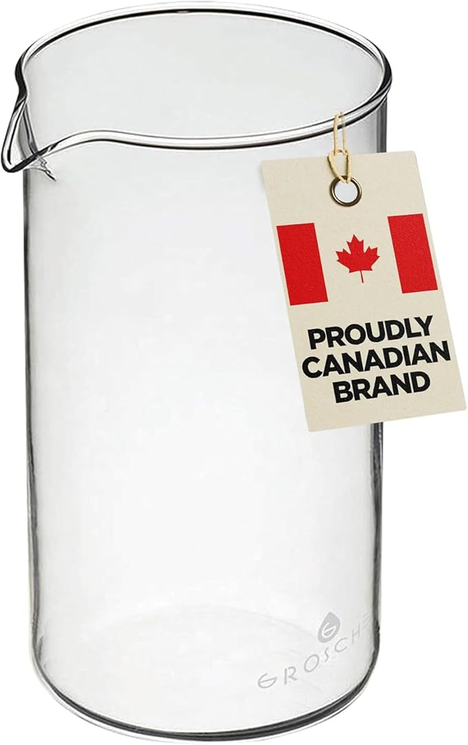 GROSCHE Borosilicate 3.3 Glass Universal Replacement Beaker by GROSCHE