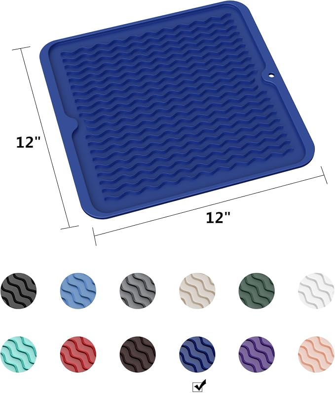 ZLR 4-in-1 Silicone Mat 12" x 12" / 305 x 306mm Square - Image 6