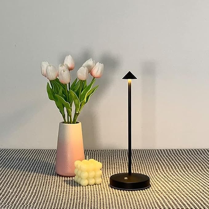 Rechargeable Cordless Table Lamp, 3000mAh Battery Operated Table lamp, Portable - Image 4
