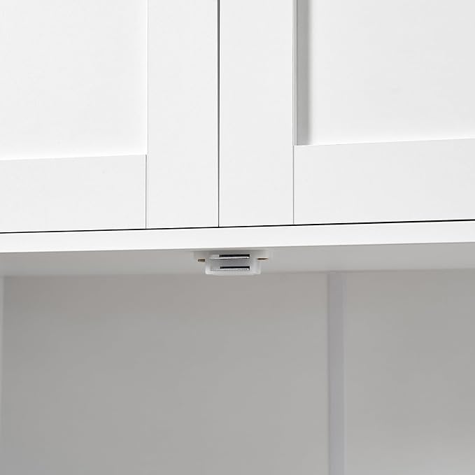 TEENFON Bathroom Floor Storage Cabinet, Freestanding Bathroom Storage Unit - Image 7
