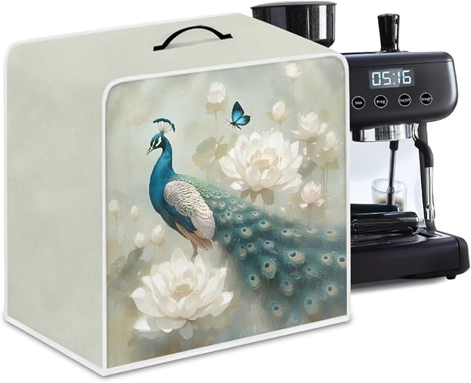 Peacock Coffee Maker Dust Cover Universal Coffee Machine Covers by Unknown