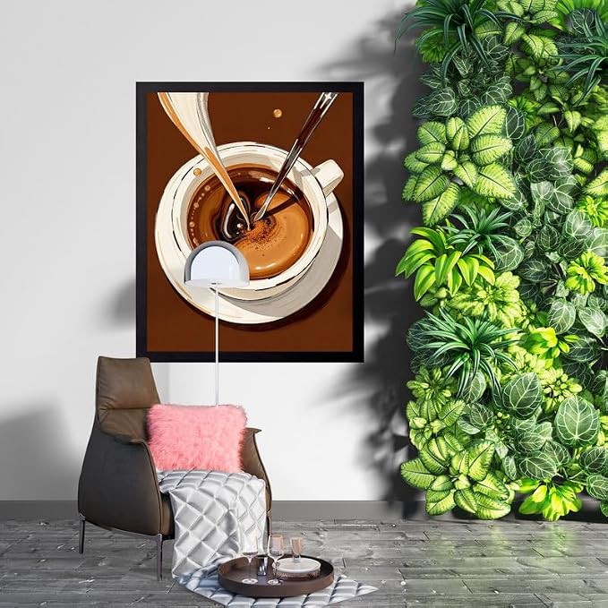 Lawrence Williams Designs Coffee Cream Pour Poster - Image 7