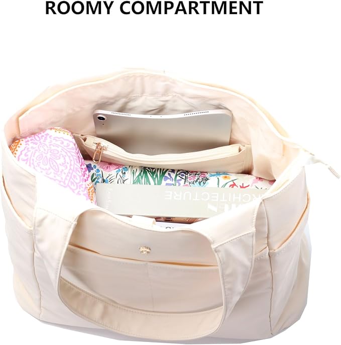 ESVAN Yoga Tote Bag Mat bag Women Shoulder Bags Carryall Tote - Image 6