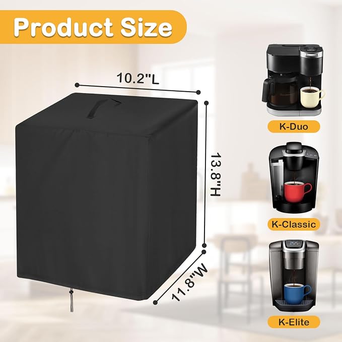 Dust Cover Compatible with Keurig Single Serve Coffee Maker, 420D Cup Pod - Image 4