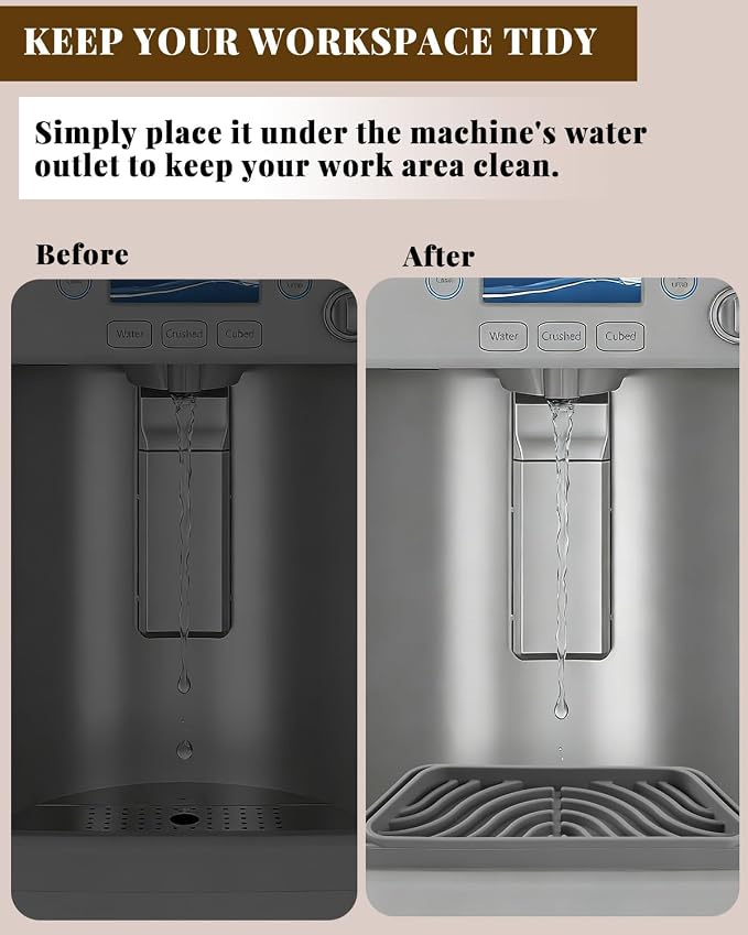 Refrigerator Drip Tray, Anti-Slip Silicone Fridge Accessories - Image 3