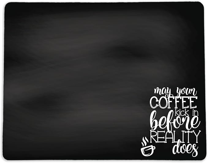 Chalkboard Style Placemat for your Coffee Maker or Espresso Machine by ThisJoyfulHome