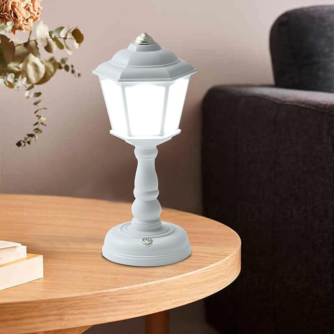 Mini Desk lamp Vintage, LED Dimmable Table Reading - Image 6