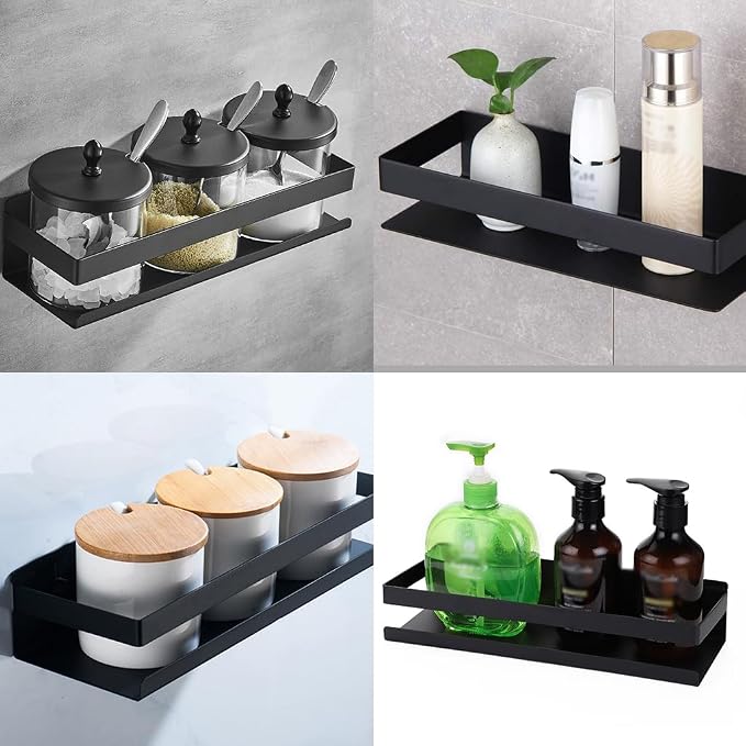 OwnMy Bathroom Shower Shelf Stainless Steel Bath Kitchen Basket Shower Caddy - Image 4