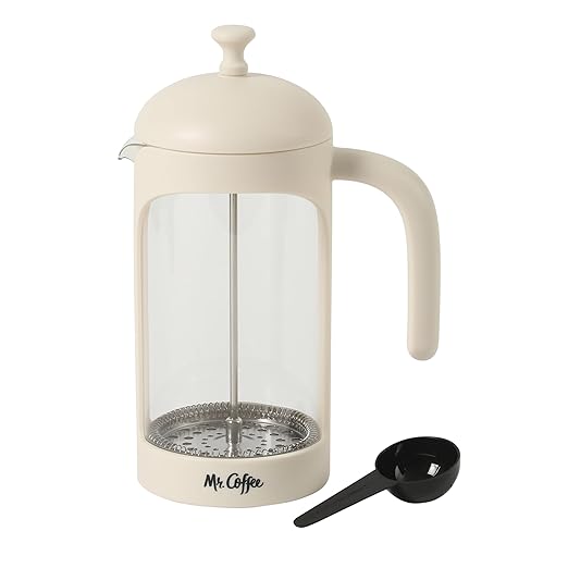 Mr. Coffee Retro Brew French Press Coffee Maker, 31-Ounce Glass Carafe by Unknown