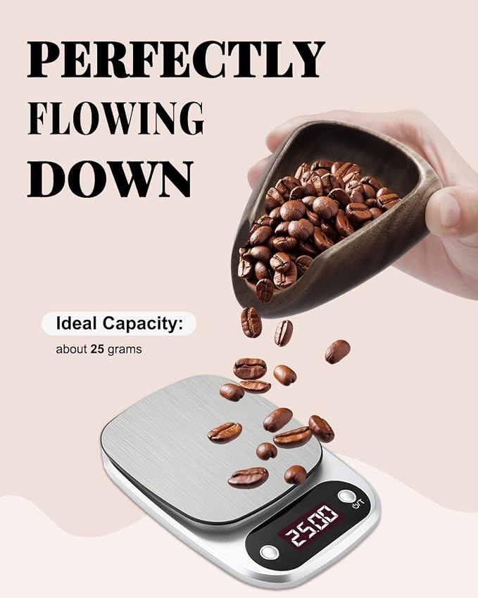 Coffee Bean Dosing Cup Set, Walnut Dosing Tray - Image 3