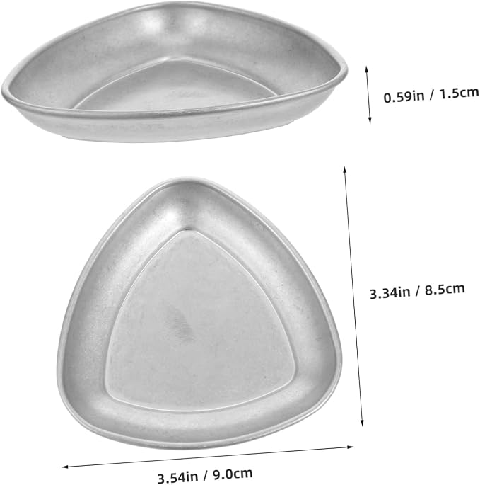 Retro Coffee Bean Display Plate Stainless Steel Weighing Tray - Image 2