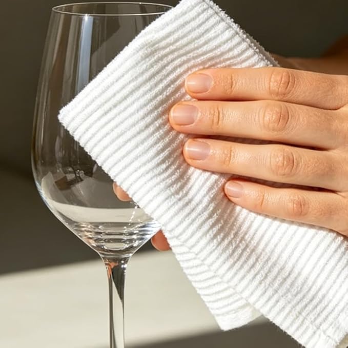 Microfiber Cleaning Cloth for Glasses, Glass Cleaning Cloths Lint Free - Image 6