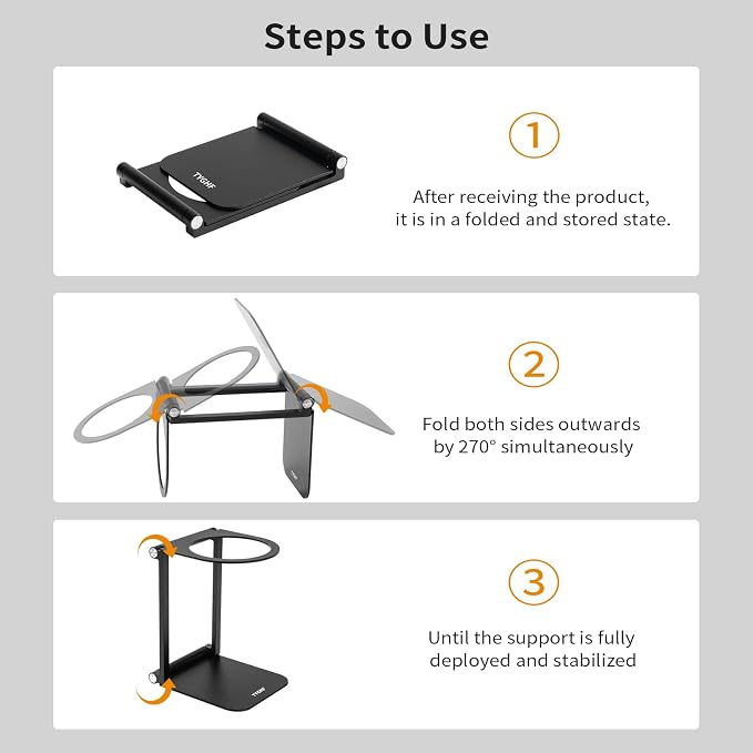 Pour Over Coffee Maker Stand, Foldable Portable Electric Espresso Machine Stand - Image 3