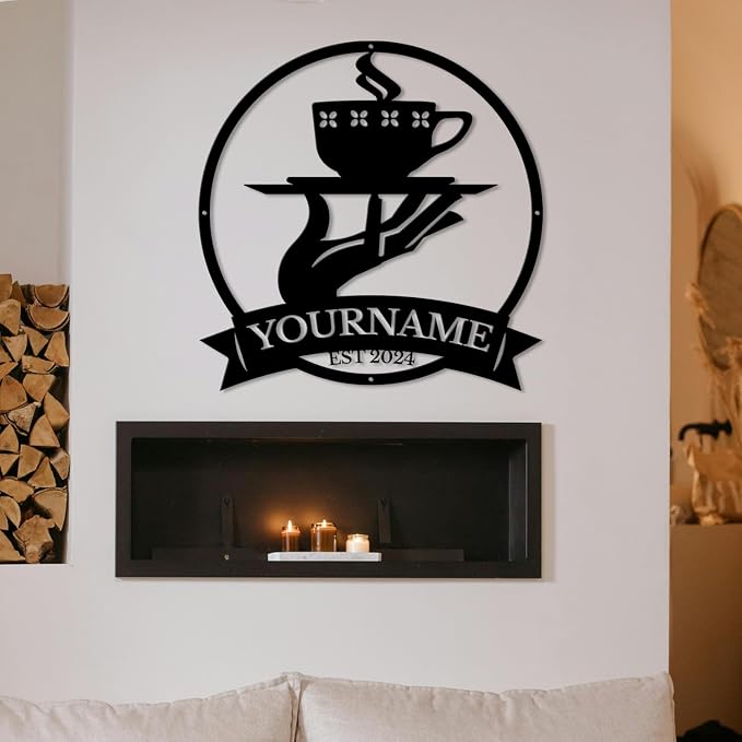 Custom Metal Coffee Bar Signs - Image 3