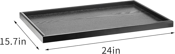 24 x 16 Inches Extra Large Solid Wood Serving Tray - Image 7