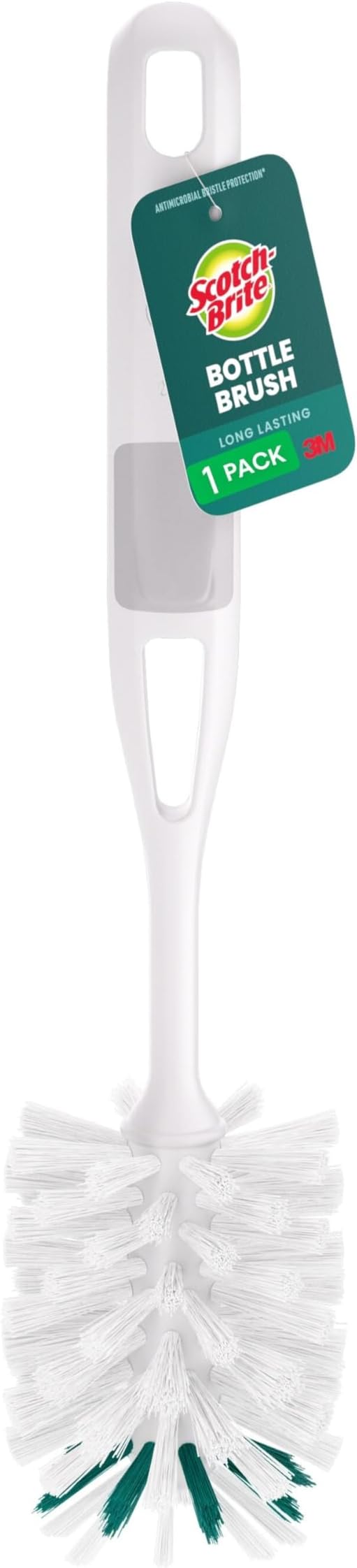 Scotch-Brite Glass and Water Bottle Brush, Long-Lasting, Safe on Glassware by Unknown